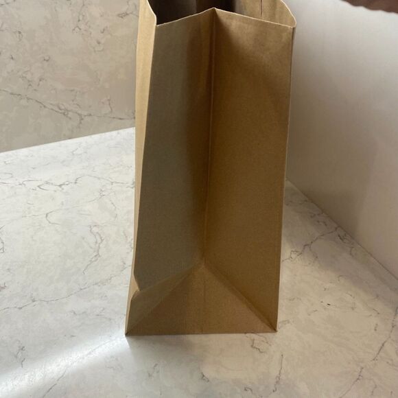 Coach Brown Shopping Gift Bag with Handle Kraft Paper Reusable H 12"xW 16"xD 6" - Picture 6 of 12